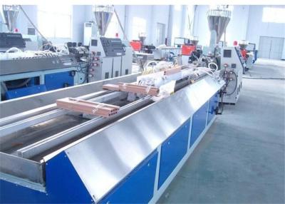 China WPC Board Making Machine , PVC WPC Hollow Door Wood Plastic Extruder for sale