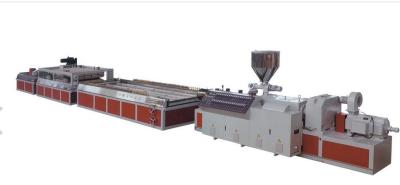 China PVC + Wood Foamed Composite Board Extruder / Wood Plastic Composite Machinery for sale