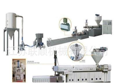 China PP PE Granules Production Line , Plastic Waste Recycling Granulating Making Machine for sale