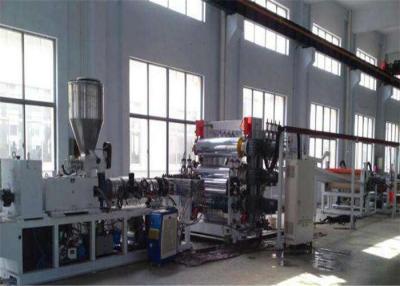 China Hollow Grid Plastic Sheet Extrusion Line , Double Screw PP / PE Sheet Extrusion Machinery for sale