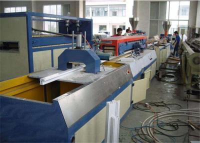 China Double Screw Design Wpc Extrusion Machine / Wood Plastic Composite Production Line for sale