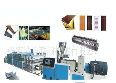 China Automatic Plastic Profile Extrusion Line , PVC PP PE Plastic Profile and Plate Extrusion Line Process for sale
