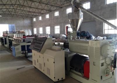 China Furniture Wood Door Panel Plastic Board Extrusion Line High Speed for sale