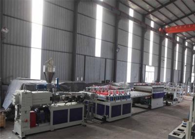 China WPC Plastic Board Production Line , High Efficiency WPC Plastic Board Extruder for sale