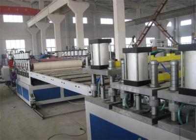 China Máquina da placa da espuma do PVC de Celuka, linha de produção plástica CE da folha da placa ISO9001 à venda