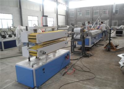 China PP PE Wood Plastic Profile PVC WPC Profile Production Line , Wood Plastic Profile Making Machinery for sale
