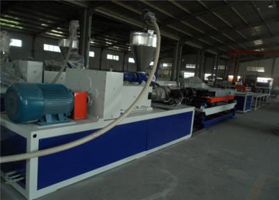 China Single Wall Graden / Hose PE Corrugated Pipe Production Line Double Screw Extruder for sale