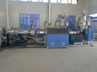 China High Output Plastic Pipe Extrusion Line , PE Cool And Hot Water Pipe Production Line , PP PE Plastic Water Pipe Machine for sale