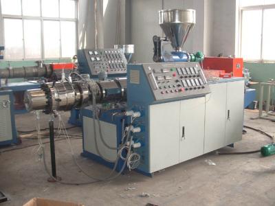 China Soft PVC Braided Hose Pipe Making Machine , Plastic PVC Pipe Production Line for sale
