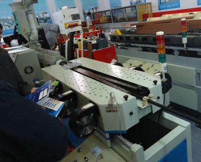 China PVC Corrugated Pipe Machine Twin Screw Extruder , Single Wall pvc Corrugated Pipe Extruder for sale