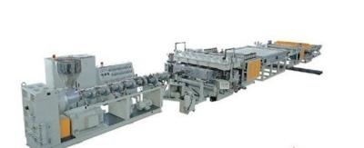 China PP Hollow Grid Plastic Sheet Extrusion Line , Hollow Grid Sheet Extrusion Machine for sale