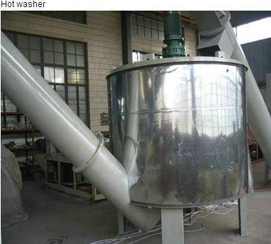China PET Bottle Flakes Granulator Twin Screw Extruder , Recycled Film Granule Extruder for sale