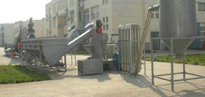 China Máquina de reciclagem plástica do grânulo, máquina de lavar da garrafa do ANIMAL DE ESTIMAÇÃO 50HZ à venda