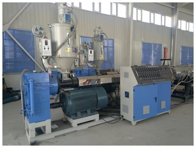 China 75 - 250mm PE Plastic Pipe Extrusion Machine, PE Water Supply Pipe Production Line for sale
