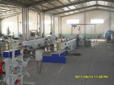 China PVC Conduit Plastic Pipe Extrusion Line , UPVC / CPVC Water Pipe Plastic Extruder for sale