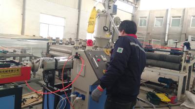 중국 PE 단일 벽 유선 파이프 생산 라인, PVC PE 전기 유선 파이프 제조 기계 판매용