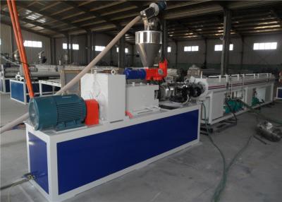 China Plastic Pipe Extrusion Line , Double Screw PVC Pipe Line , PVC Water Pipe Production Line for sale