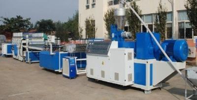 China Crust Foam Pvc Board Making Machine , Plastic PVC Profile Extrusion Line for sale