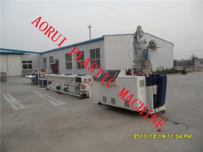China 16mm-63mm  PE Plastic Pipe Extrusion Line , PPTwin Screw  Pipe Extrusion Production Line for sale