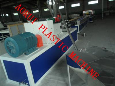 China PVC PP PE Wooden Plastic Profile Production Line , wood Composite Plastic Skirting Board Extruder for sale