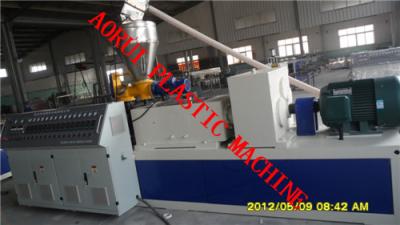 China Automatic Twin Screw Plastic Profile Extrusion Line For WPC Tray / Terrace for sale