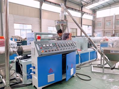 China 40k/H Two Screw PVC WPC Conical Twin Screw Extruder for sale