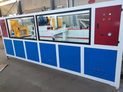 China Hot Stamping Plastic Profile Extrusion Line 300mm Width PVC Profile Extruder for sale