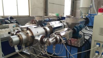 China PLC LLDPE Pipe Single Screw Extruder Recycling Pelletizing for sale