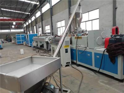 China Conical 16mm Plastic PVC Pipe Extrusion Line 200kgs/H Water Pipe Making Machine for sale