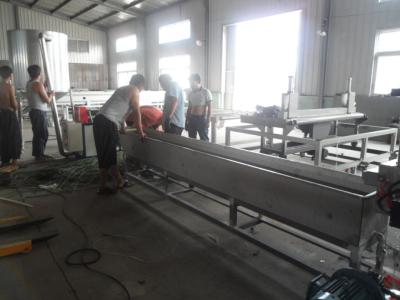 China El corte del anillo del agua recicló la máquina del gránulo, extrusor reciclado película de la pelotilla en venta