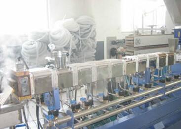 China PET Recycled Stranding Granules Machine , Pelletizer Line for Wasted Film for sale