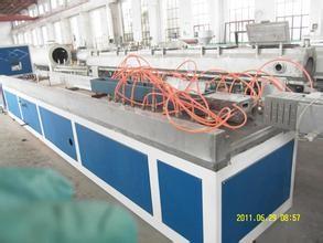 China WPC Handrail Profile Extruder , Railing Profile Machinery for sale