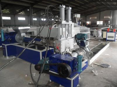 China Non-Woven Recycled Granule Plastic Extrusion Machine , Recycling Pelletizer Extruder for sale
