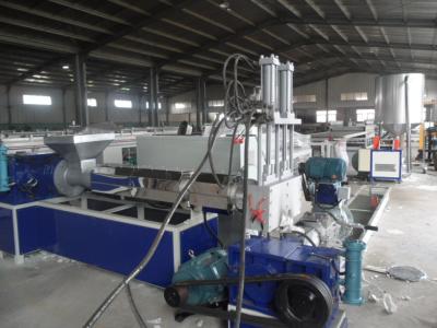 China Extrusor de solo tornillo reciclado etapa doble del gránulo, máquina de la pelotilla de la escama de la botella en venta