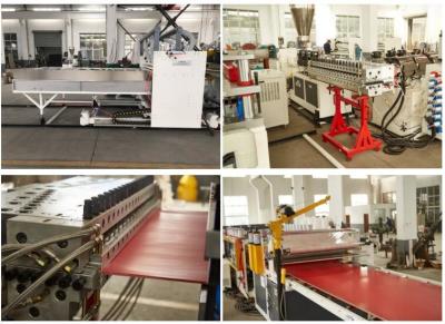 China 300KW PVC Celuka Foam Board Making Machine WPC Board Production Line for sale