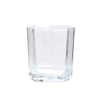 China Crystal Clear Glass Drinking Cups 7OZ For Drinking Scotch Vodka for sale
