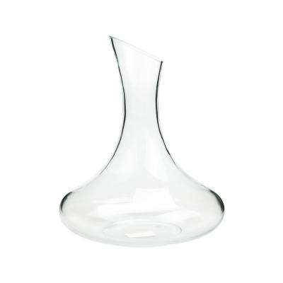 China Transparent Glass Wine Decanter Drinking Hand Blown Wine Carafe for sale