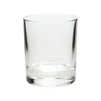 China Round Glass Candle Votive Holders 2.5 Inches Transparent Candle Holder 300ML for sale