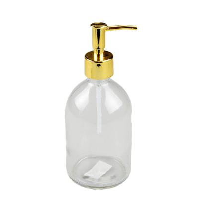 China Lotion Glass Soap Dispenser Bottles Smooth 500ML Glass Hand Soap Bottles for sale