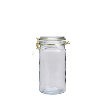 China 1 000 ml de frascos de vidro herméticos de especiarias, vazios, recipientes de temperos claros à venda
