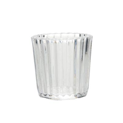 China 80ML Tealight Glass Votive Candle Holders For Wedding Table Centerpiece for sale