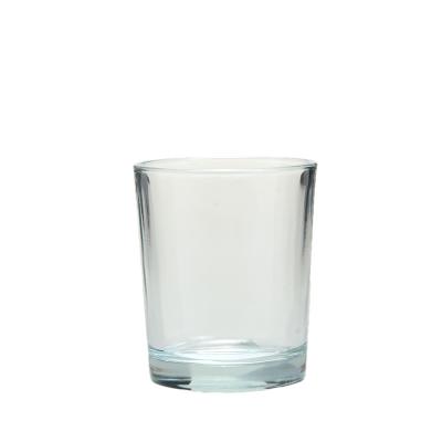 China Candelabro de vidrio transparente con luz de té personalizado 100ml Volumen LFGB en venta