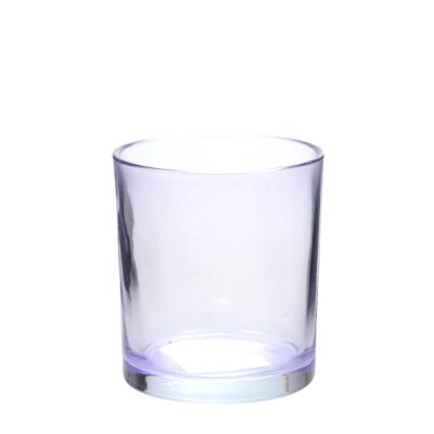 中国 装飾 紫色のガラス ボチブ キャンドルホルダー 滑らかな表面 330ML 販売のため