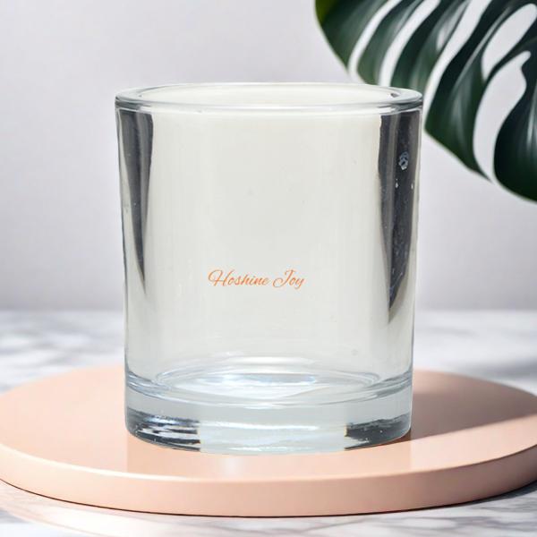 Quality Party Large Glass Votive Candle Holders 330ML Cystal Clear Color for sale