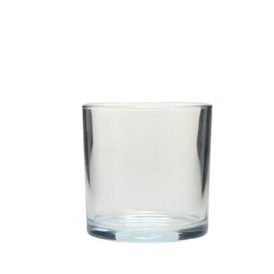 China Crystal Glass Votive Candle Holders 550ML Glass Candle Containers Customized for sale