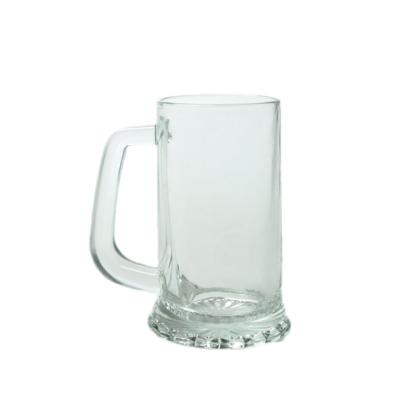 China OEM Large Clear Glass Mugs Freezer Drinking German Beer Steins Glasses for sale
