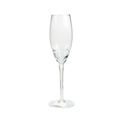 China Vidrio de cristal de vino de boda 250ml Elegante Champagne Flautas de vidrio en venta