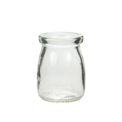 China Versatile Reusable Glass Yogurt Jars For Pudding 100ML Capacity for sale