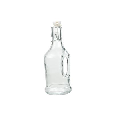 China Botellas de leche de vidrio de 350 ml Lavadora de platos Botellas de almacenamiento de leche sin BPA en venta