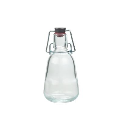 China Small Swing Top Glass Milk Bottles 225ML For Storage Serving for sale